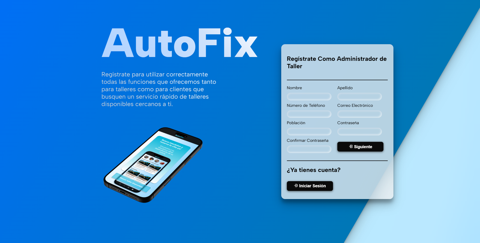 AutoFix - Taller Mecánico