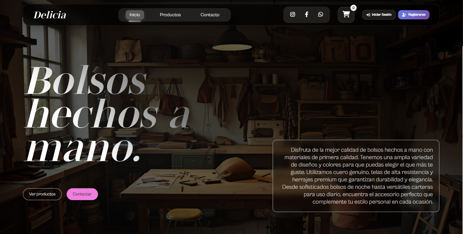 Delicia - Tienda Online de Bolsos